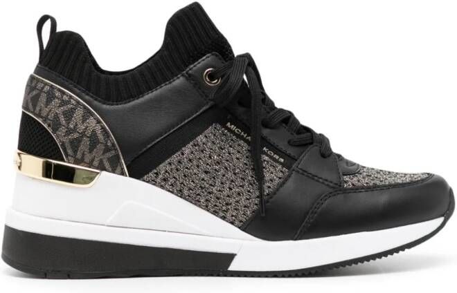 Michael Kors Sami crystal-embellished sneakers Black