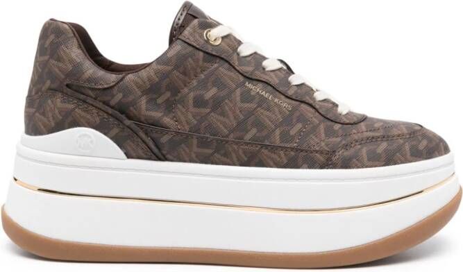 Michael Kors Keaton logo-print sneakers Neutrals - Picture 3