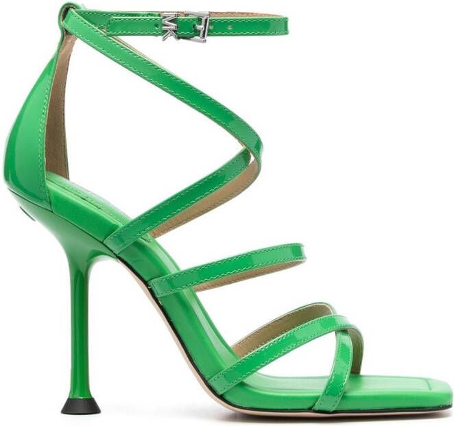 Michael Kors Imani Patent Leather sandals Green