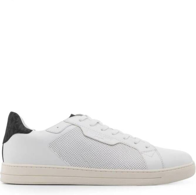 Michael Kors Keating perforated-panel sneakers White