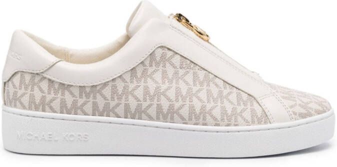 Michael Kors Keaton logo-print sneakers Neutrals - Picture 5