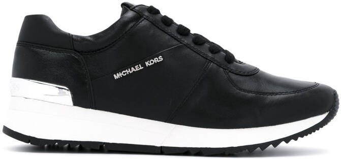 Michael Kors leather lace-up sneakers Black