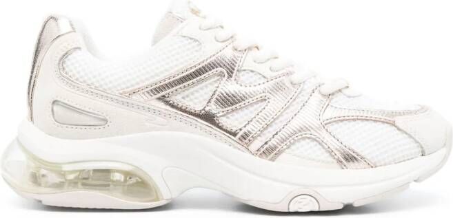 Michael Kors logo-patch mesh-panelling sneakers Neutrals