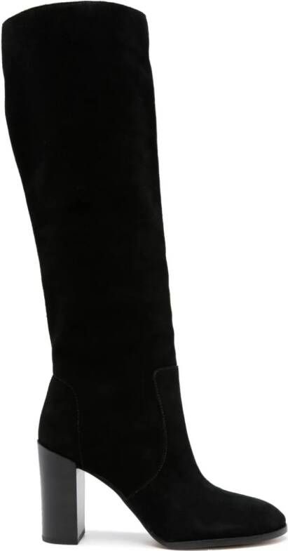 Michael Kors Luella 95mm suede boots Black
