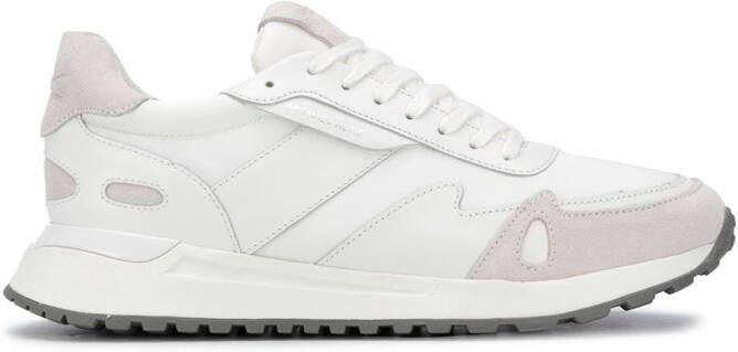 Michael Kors Keating pebbled-effect sneakers White
