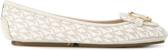 Michael Kors monogram ballerina pumps Neutrals - Picture 2