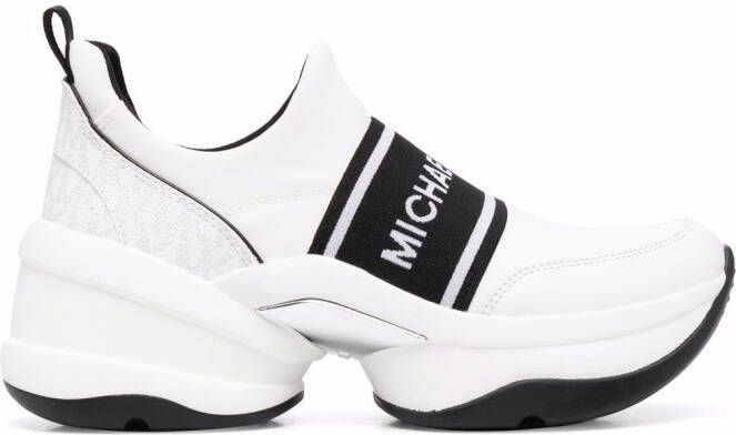 Michael Kors monogram-print panel boots Neutrals - Picture 3