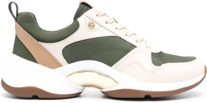 Michael Kors Rumi colour-block leather platform sneakers Orange - Picture 7