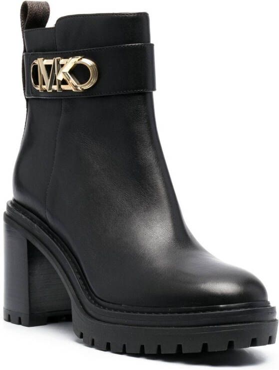 Michael Kors Parker logo-panelled ankle boots Black - Picture 3