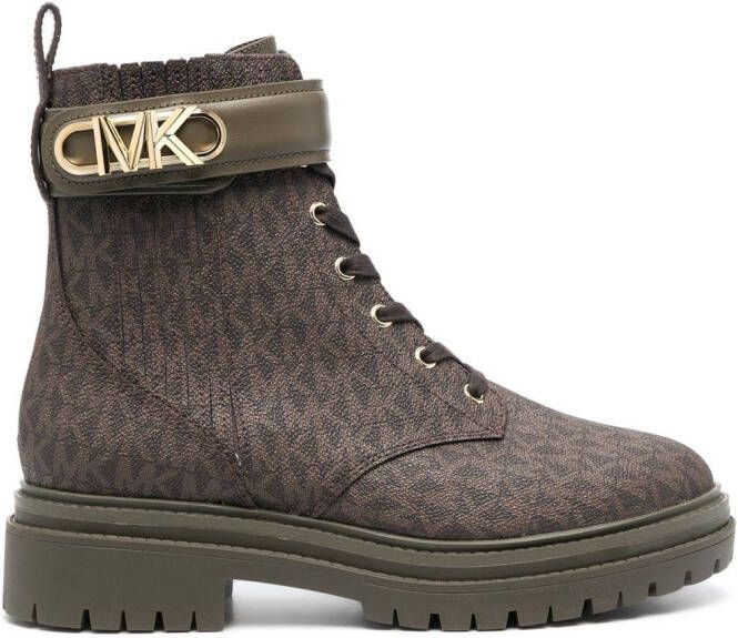 Michael Kors Parker logo-panelled ankle boots Black - Picture 4