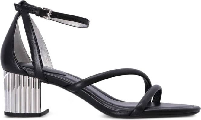 Michael Kors Porter 50mm leather sandals Black