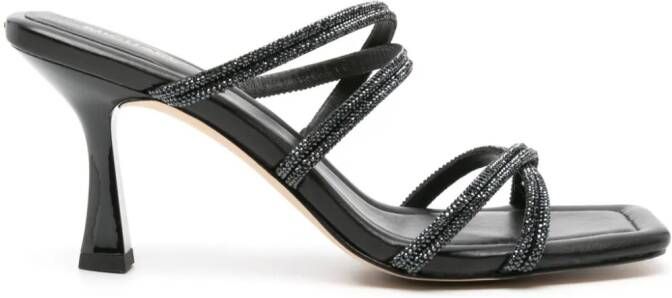 Michael Kors rhinestone-embellished strappy mules Black - Picture 4