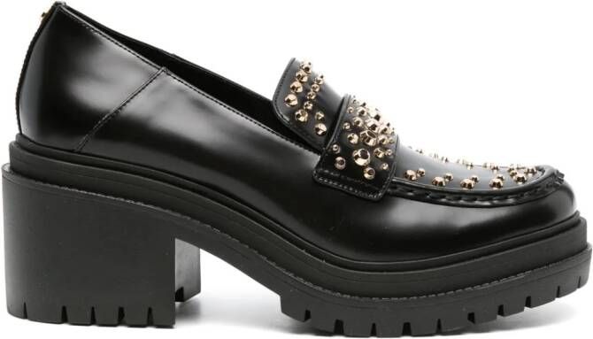 Michael Kors Rocco Astor stud-embellished leather loafers Black - Picture 2