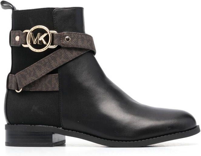 Michael Kors Rory logo-trim boots Black
