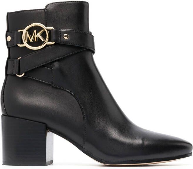 Michael Kors Parker logo-panelled ankle boots Black - Picture 7