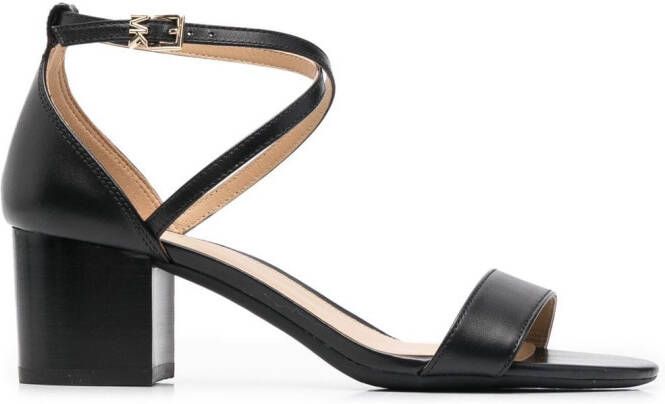 Michael Kors Serena Flex leather sandals Black