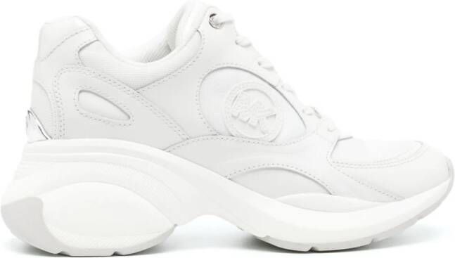 Michael Kors Evy Empire monogram-patterned sneakers Brown