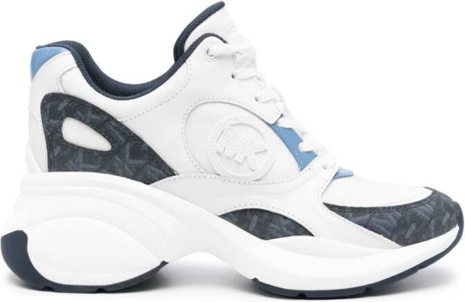 Michael Kors Keaton logo-print sneakers Neutrals