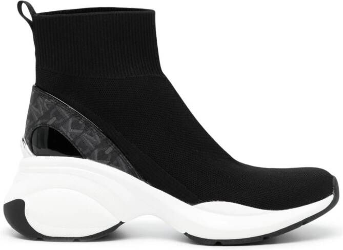 Michael Kors Zumma sock-style sneakers Black