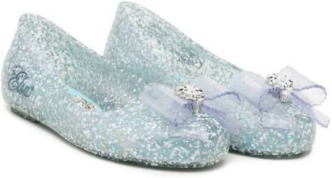 Mini Melissa bow-detail ballerinas Blue