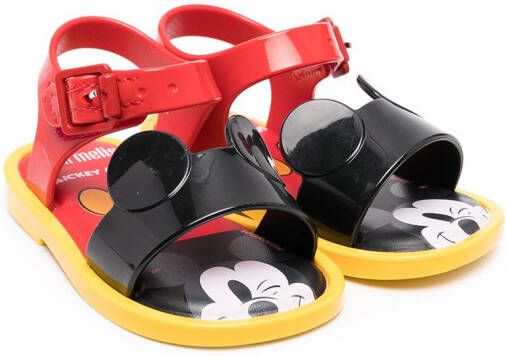 Mini Melissa Mickey Mouse sandals Red