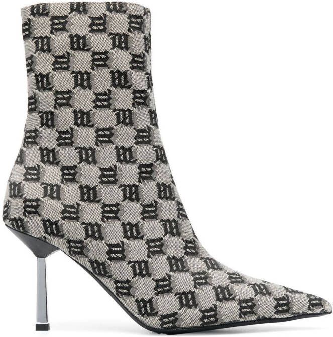 MISBHV Sasha heeled ankle boots Neutrals