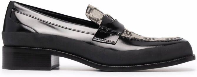 MISBHV The Brutalist jacquard loafers Black