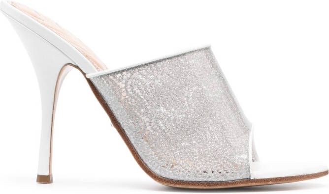 Missoni 125mm crochet-detail sandals White