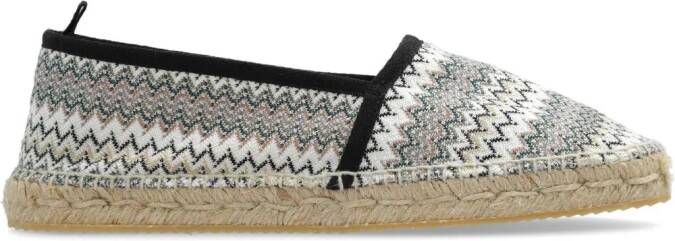 Missoni zigzag-woven espadrilles Grey