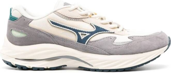 Mizuno Wave Rider B panelled sneakers Neutrals