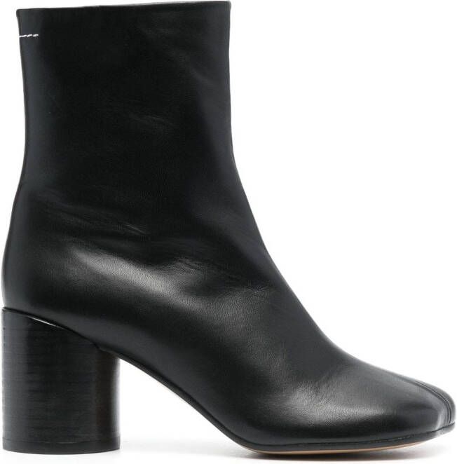 MM6 Maison Margiela Anatomic 70mm ankle boots Black