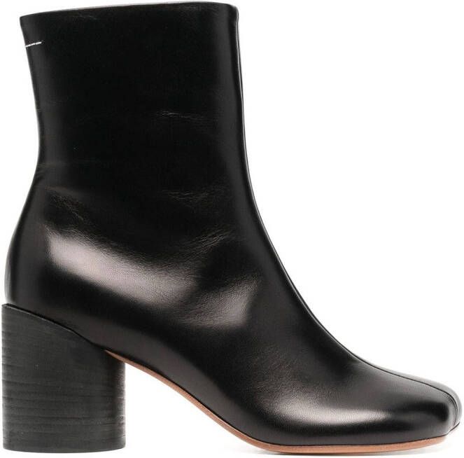 MM6 Maison Margiela Anatomic 70mm ankle boots Black