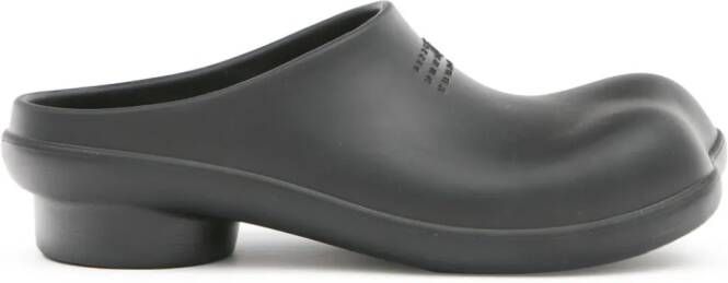 MM6 Maison Margiela Anatomic numbers-motif slippers Black