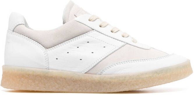 MM6 Maison Margiela panelled low-top sneakers White