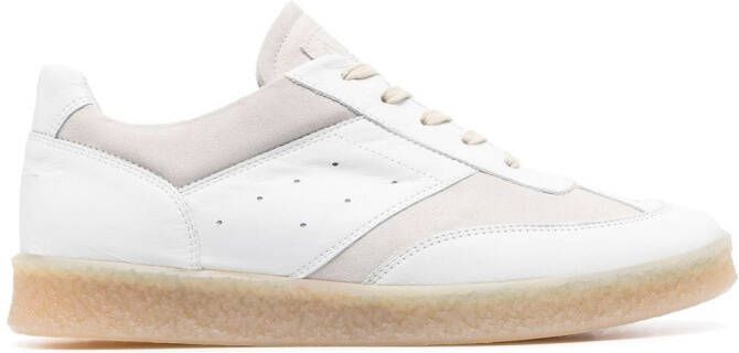 MM6 Maison Margiela panelled low-top sneakers White