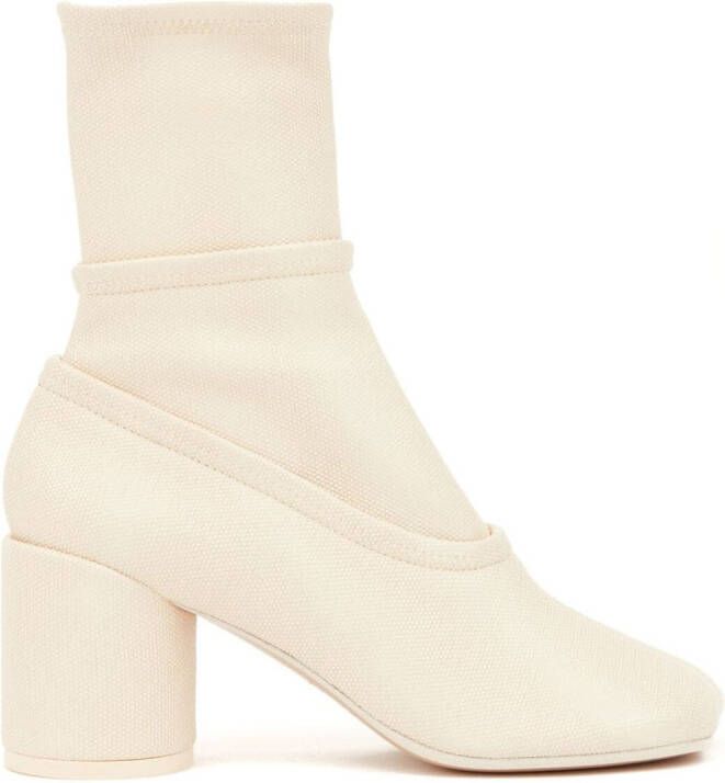MM6 Maison Margiela Anatomic 70mm ankle boots Neutrals