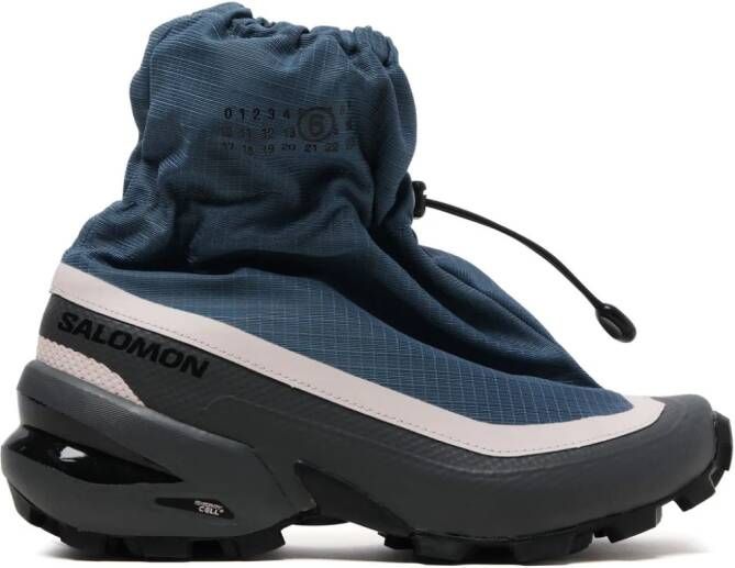 MM6 Maison Margiela X Salomon Cross Mid panelled sneakers Blue