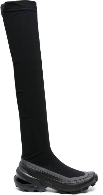 MM6 Maison Margiela X Salomon thigh-length chunky sneakers Black