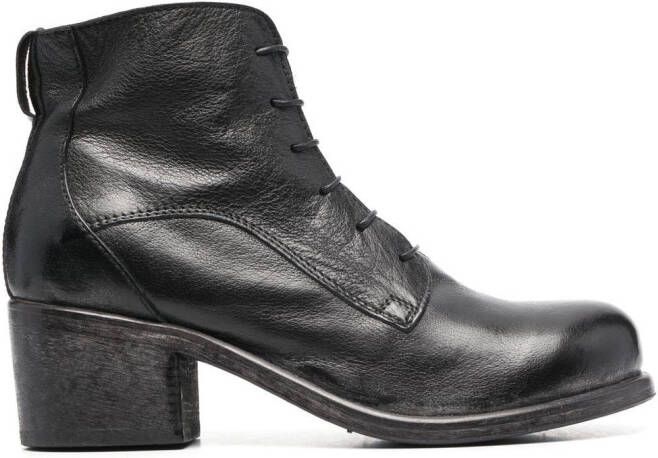 Moma lace-up ankle boots Black
