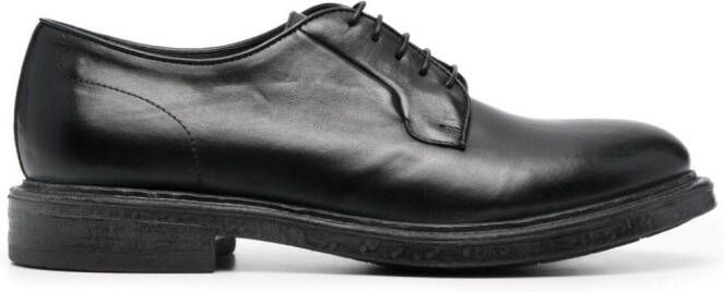 Moma lace-up leather derby shoes Black