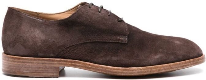 Moma lace-up suede Derby shoes Brown