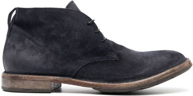 Moma Polacco suede boots Blue