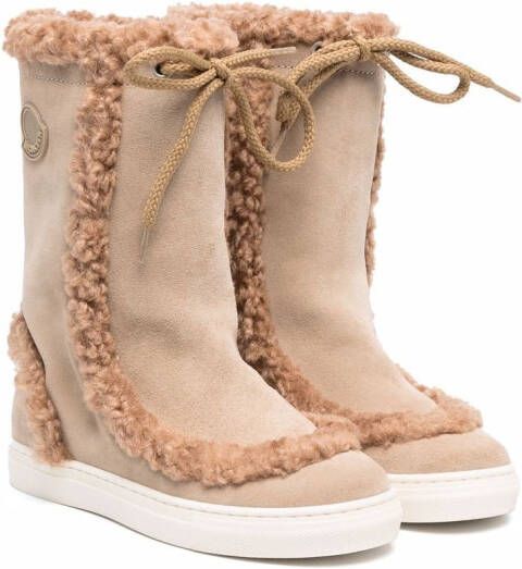 Moncler Enfant Petite Insolux ski boots Brown