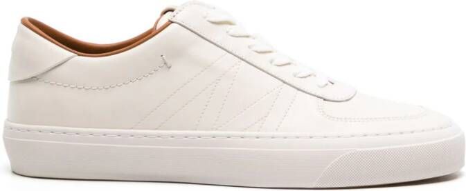 Moncler Monclub leather sneakers Neutrals