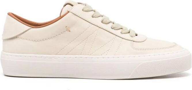 Moncler Monclub leather sneakers Neutrals