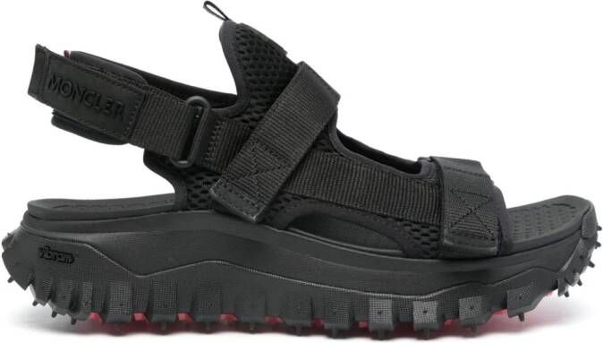 Moncler Trailgrip Vela sandals Black