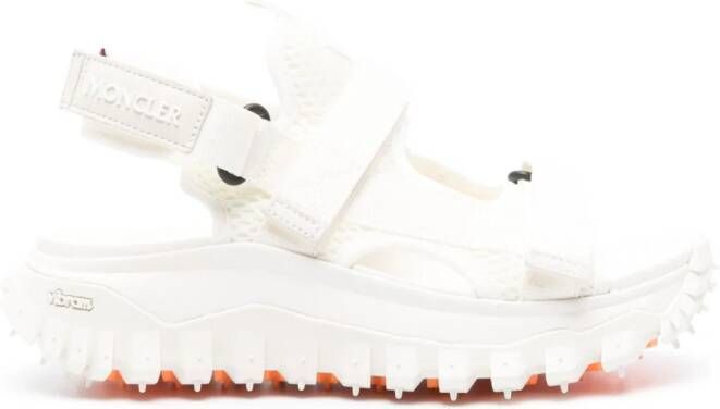 Moncler Trailgrip Vela sandals White