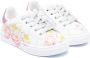 Monnalisa floral-print lace-up sneakers White - Thumbnail 1