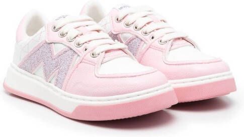 Monnalisa logo-patch low-top sneakers White