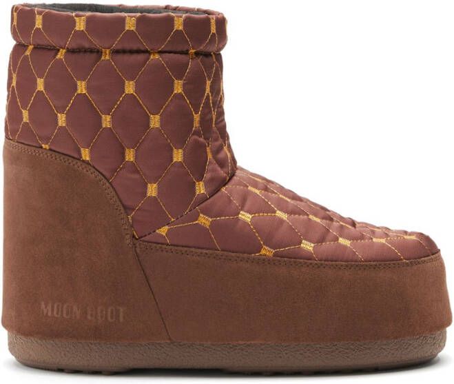Moon Boot Icon Low quilted boots Brown